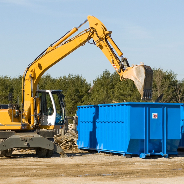 can i request a rental extension for a residential dumpster in Indian Hills Texas